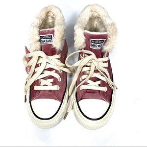 Fleece lined Converse style Hightops